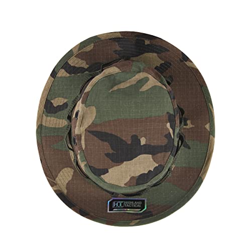 HIGHLAND TACTICAL - American Flag Soft Mesh Hat - color: Camo, size: Large-X-Large