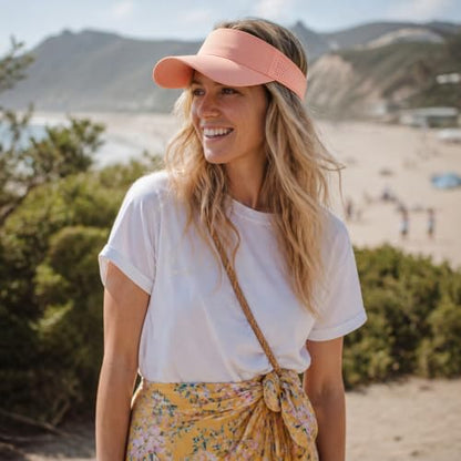 STARANCE Unisex Sun Visor Cap for Men Woman - color: Orange