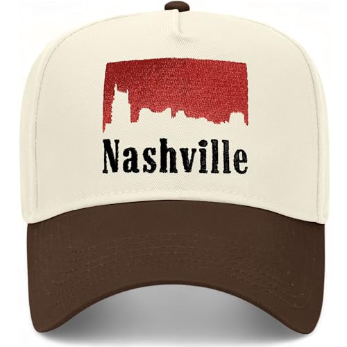 BROTHER TRUCKERS Nashville Skyline Hat - color: Brown/Natural