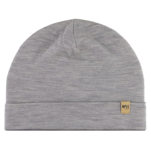 100% Merino Wool Cuff Beanie - Warm Winter Hat - Novelty Beanie - Toque - color: Ash Gray