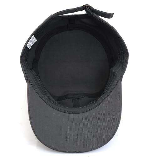 Unisex Basic Cadet Army Caps Everyday Military Style Hat - color: Grey