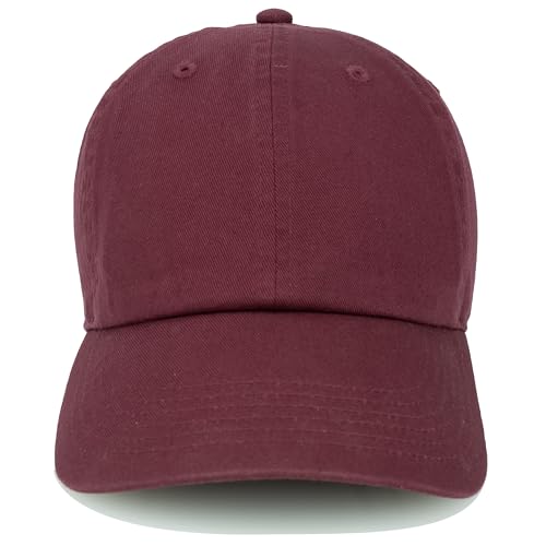 Gelante Baseball Cap Dad Hat 100% Cotton Polo Style Plain Blank Adjustable Size. - color: Burgundy
