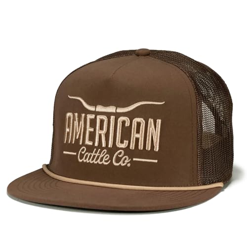 Longhorn Adjustable Snapback Western Hat - color: Brown
