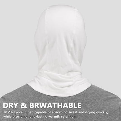 Summer Cooling Balaclava UPF 50+ Full Face Cover Lightweight for Men Women - color: Beige