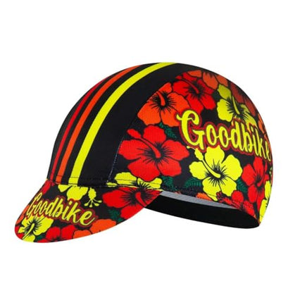 Cycling Cap for Man and Woman Cycling Hat Under Helmet-Polyester Breathable Sweat Absorbent - color: Flo-4