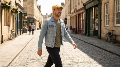 Hats in the Belfry Verona Newsboy Cap, 6 Panel, 100% Linen, Mustard Yellow, Classic Italian Heritage Style, Men's - size: Large
