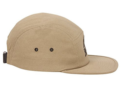 Gravity Outdoor Co. 5 Panel Hat - color: Khaki/Black