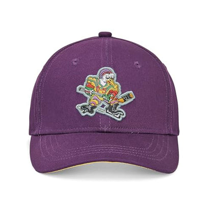 D-5 Mighty Ducks #96 Conway #99 Banks Baseball Cap - color: Blank Purple