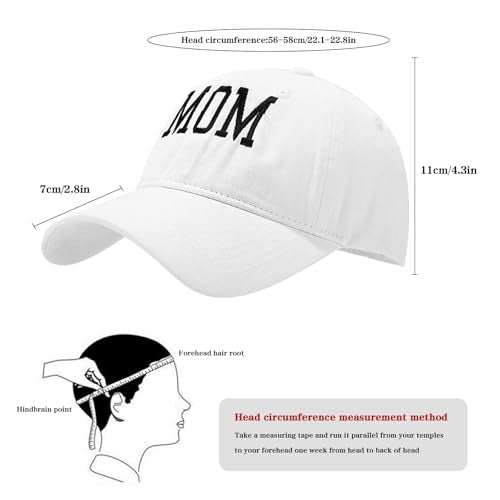 Women's Men's Fashion Baseball Cap Adjustable Strapback Hats Dad Hat Visor Sports Hat - color: Mom