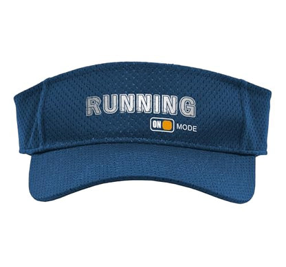Runner Running Sport Sun Visor - color: Navy Blue