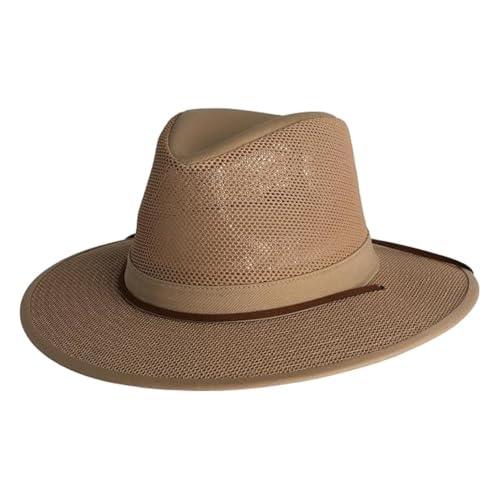 Henschel Hats Original Aussie Breezer Sun Hat for Summer Outdoor Use - color: Khaki, size: 3X-Large