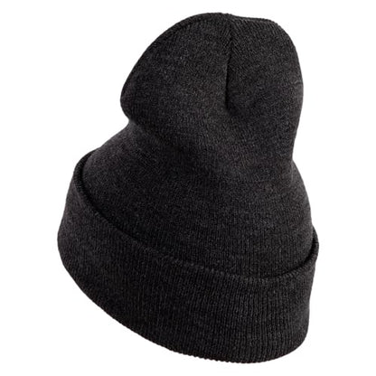 e4Hats.com 12 inch Cuffed Knit Long Beanie - color: Dk Grey