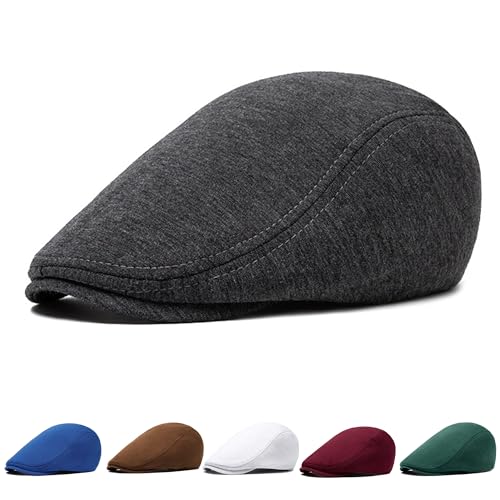 UTTPLL Newsboy Hats for Men Cotton Flat Cap Soft Fitted Driving Cabbie Hat Mens Winter Gatsby Vintage Costumes Hats - color: Light Green