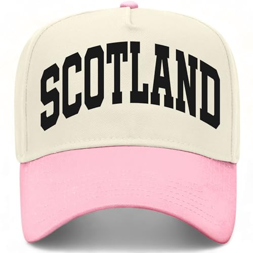 Scotland Collegiate Hat - color: Pink/Natural