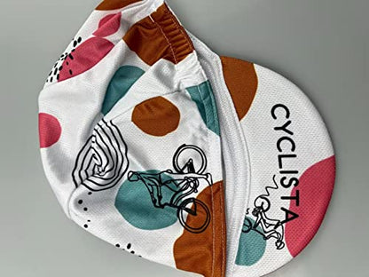 Funny Cycling Cap - Polyester Cartoon Cycling Hat-Under Helmet - Cycling Helmet Liner Breathable&Sweat Uptake - color: B18