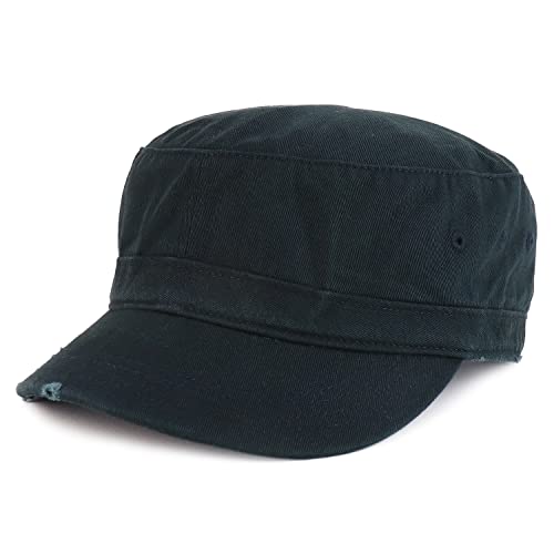 Armycrew Vintage Distressed Frayed Cotton Twill Army Style Military Hat