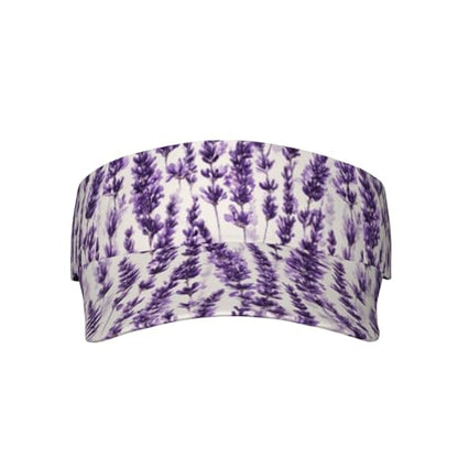 Unisex Adjustable Sports Sun Visor - color: Lavender