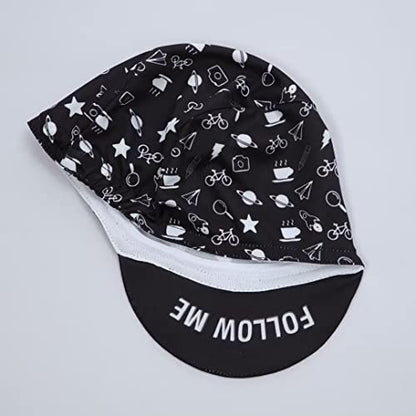 Cycling Cap - Polyester Road Cycling Hat-Under Helmet - Cycling Helmet Liner Breathable&Sweat Uptake - color: Da1