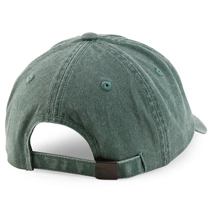 Armycrew XXL Oversize 4 Inch Long Bill Pigment Dyed Baseball Cap - color: Olive, size: XX-Large
