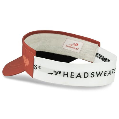 Headsweats Performance Pickleball Hats and Visors - color: Brick Red, style: Visor