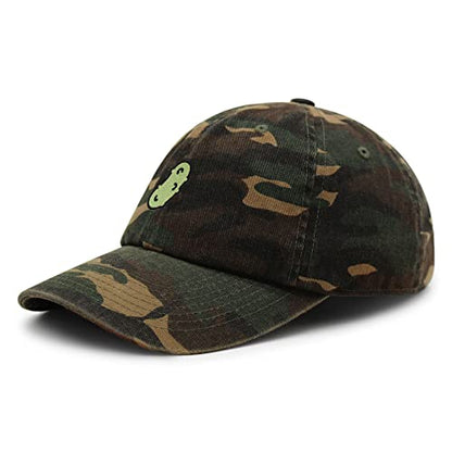 JPAK Pickle Premium Dad Hat Embroidered Cotton Baseball Cap Dill Juice - color: Green Camo