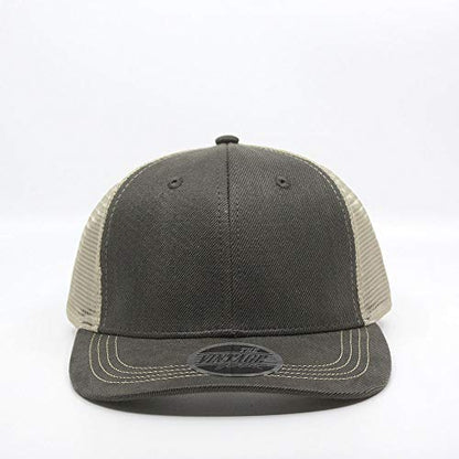 Heavy Washed Coated Canvas Wax-Look Adjustable Low Profile Men Women Baseball Cap - color: Dark Olive Green/Olive Green