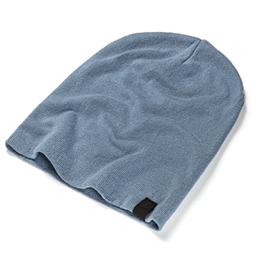 Revony Chemo Beanie Cap - Soft and Skin Friendly - 100% Cotton - color: Blue Denim