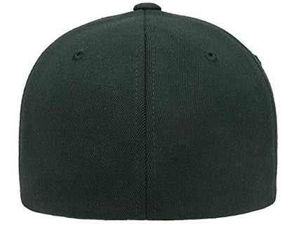 Zion Fitted Hat with National Park Woven Patch - color: Green L/XL (7 1/8” - 7 5/8”)