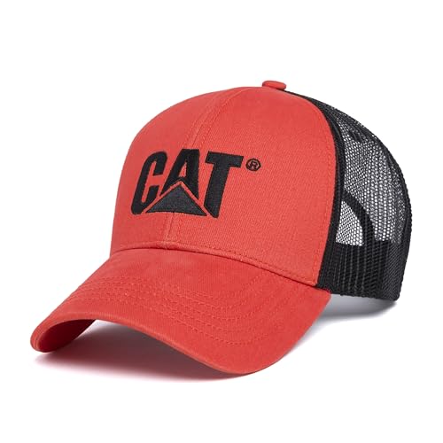 CAT Men's Raised Logo Cap - color: Burnt Ochre