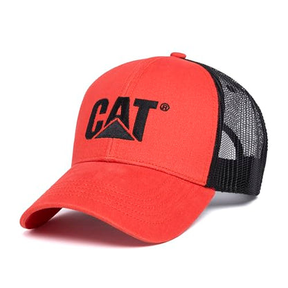 CAT Men's Raised Logo Cap - color: Burnt Ochre