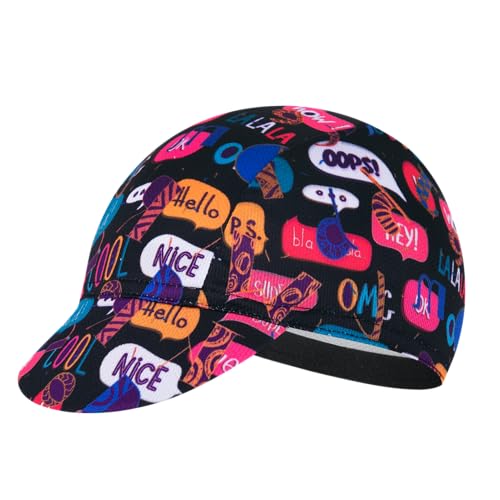 Cycling Cap for Man and Woman Cycling Hat Under Helmet-Polyester Breathable Sweat Absorbent - color: Qin10