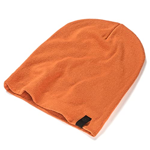 Revony Chemo Beanie Cap - Soft and Skin Friendly - 100% Cotton - color: Rust