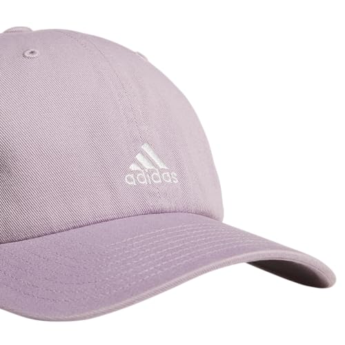adidas Women's Saturday 2 Hat Baseball Cap - color: Preloved Fig Purple/Off White/2
