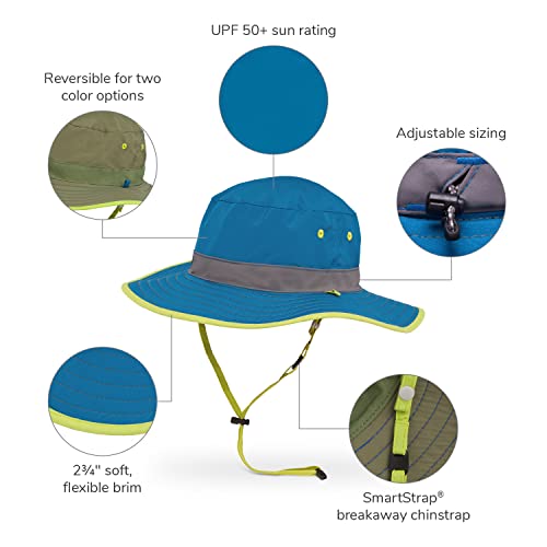 Sunday Afternoons Kids' Clear Creek Boonie - color: Blue Solar Geodes, size: Large