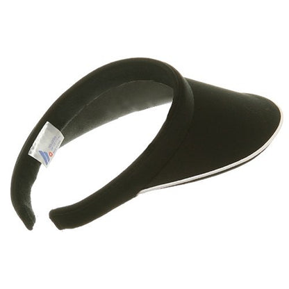 Piping Clip On Visor - color: Black
