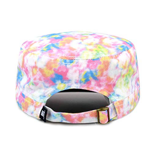 The Hat Depot Cadet Military Army Baseball Cap Tie Dye & Washed Cotton Basic & Distressed Cadet Brushed Cotton Cap - color: 3. Tie Dye - Color 5
