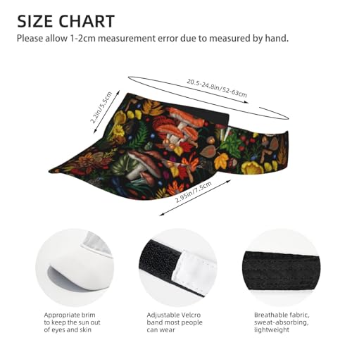 Gianlaima Funny Golf Sun Visor Hat for Women Men - color: Black6