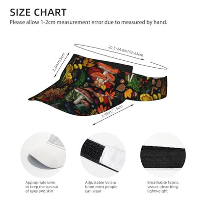 Gianlaima Funny Golf Sun Visor Hat for Women Men - color: Black6