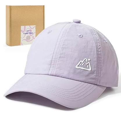Jeasona UPF 50+ UV Protection Running Hat for Women, Lightweight Quick Dry Packable Sun Protection Baseball Cap - color: Purple