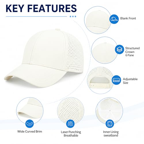 Quick Dry Baseball Cap Curved Brim Snapback Hat Mesh for Men Women - color: Pink+lightgrey+offwhite