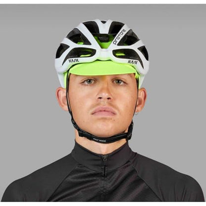GripGrab Summer Cycling Cap - UV Protection Under-Helmet Bicycle Visor Hat - color: Yellow Hi-vis, size: Small-Medium