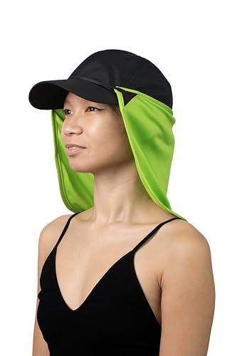 CoolNES - UV Sun Protection Neck Drape Adjustable Multifunctional 2 in 1 Face Covering for Outdoor Fishing - Unisex - color: Coolnes-green