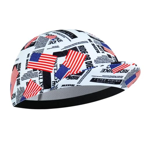 Cycling Cap for Man and Woman-Cycling Hat Under Helmet-Polyester Breathable Sweat Absorbent - color: Cou-2