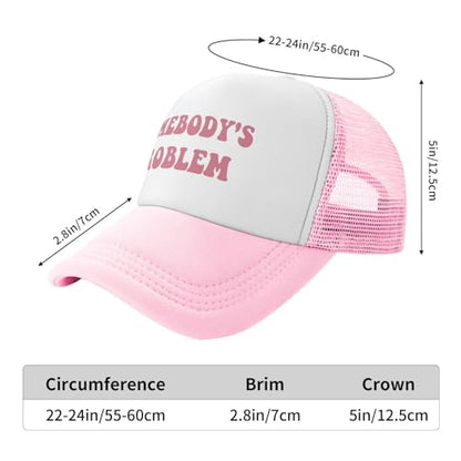 You Find It Offensive? I Find It Funny Trucker Hats for Women Pink Men Funny Slogan Pink Hats for Men - color: 28 Pink