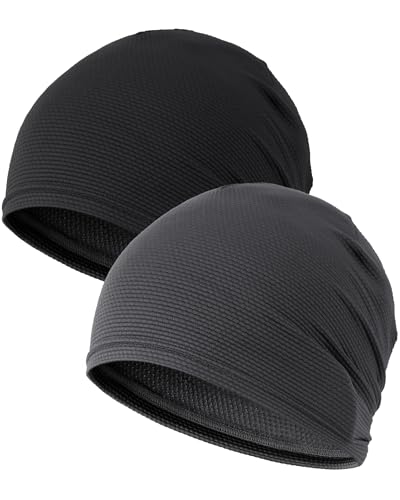 ROYBENS Cooling Skull Caps for Men, Cooling Hats for Women, Summer Beanie - color: Multicolor C