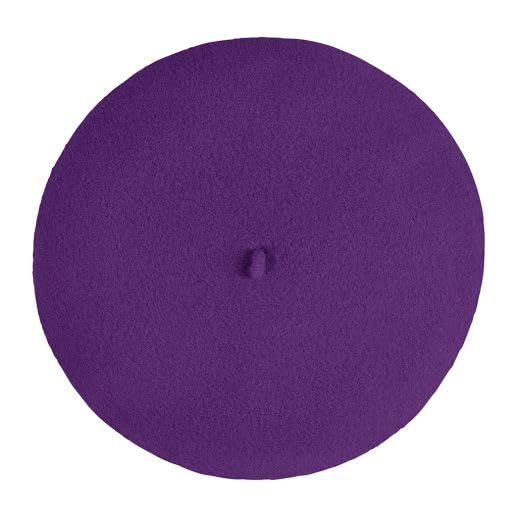 Laulhere Heritage Classiques Authentique Traditional French Wool Beret - color: Midnight Plum