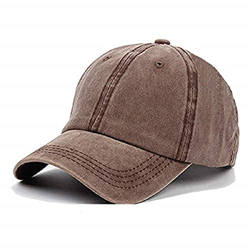 Mommy Jennie Unisex Vintage Washed Distressed Baseball-Cap Twill Adjustable Dad-Hat - color: A23 Coffee(new)