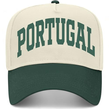 Portugal Collegiate Hat - color: Green/Natural