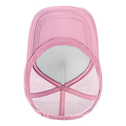 You Find It Offensive? I Find It Funny Trucker Hats for Women Pink Men Funny Slogan Pink Hats for Men - color: 10 Pink