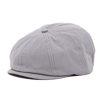 Born to Love Infant, Toddler Boys Pinstripe Driver Cap Baby Hat - color: Grey Newsboy Cap Only, size: 2-3